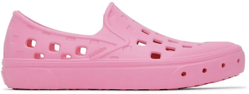 Vans Kids Pink Slip-On TRK Little Kids Sneakers (VN0A4UVIASC1)