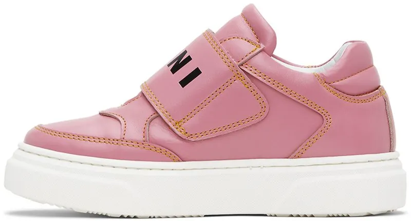 Marni Kids Blue Velcro Strap Sneakers (70408)