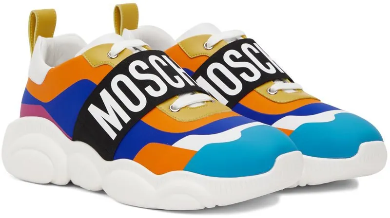 Moschino Multicolor Teddy Sneakers (MB15343G0E)