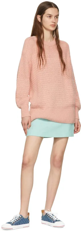 See by Chloé Navy Aryana Sneakers (SB38241A 14260)
