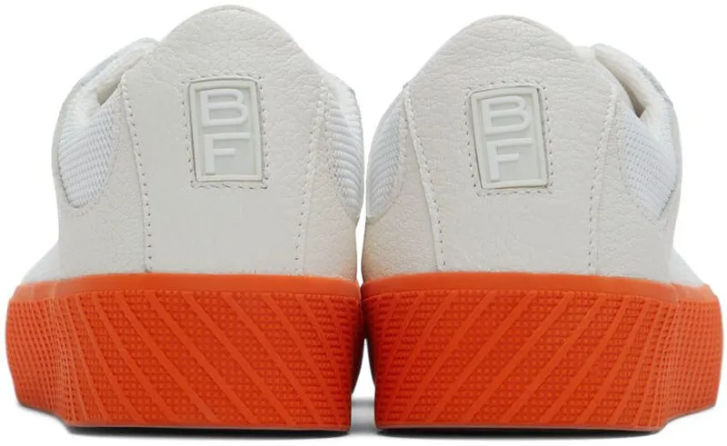 BY FAR Off-White & Orange Rodina Low-Top Sneakers (22SSROATGWGRL)