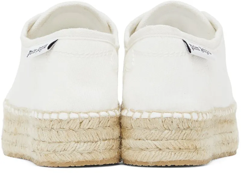 Palm Angels Off-White Lace-Up Espadrille Sneakers (PWIB003S22FAB0010100)