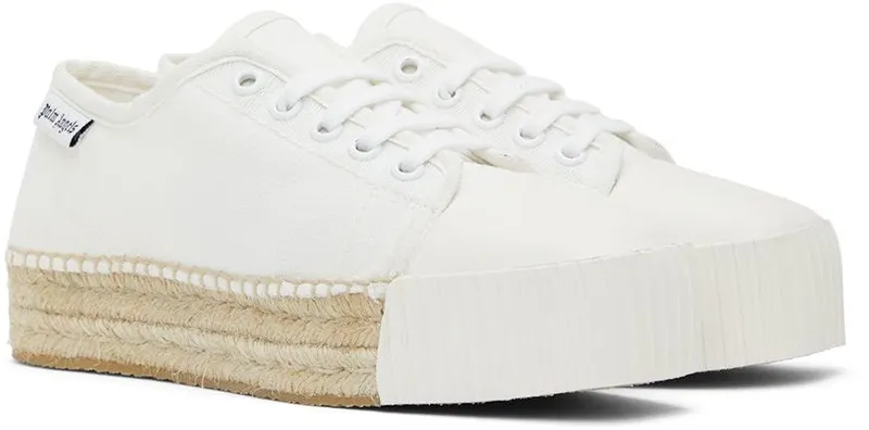 Palm Angels Off-White Lace-Up Espadrille Sneakers (PWIB003S22FAB0010100)