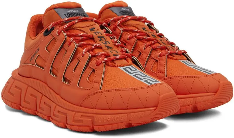 Versace Orange Trigreca Sneakers (DSU8094 1A02709)