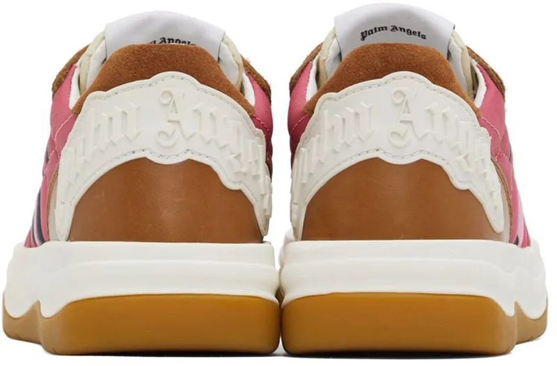 Palm Angels Pink Rainbow Sneakers (PWIA044S22FAB0013210)