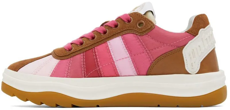 Palm Angels Pink Rainbow Sneakers (PWIA044S22FAB0013210)