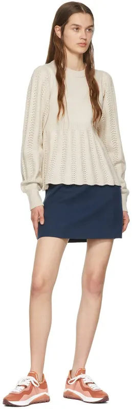 See by Chloé Red Brett Sneakers (SB38181A 15342)