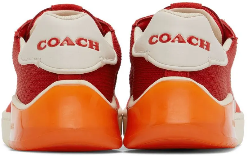 Coach 1941 Red Citysole Court Sneakers (C9026)