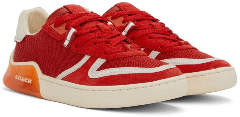 Coach 1941 Red Citysole Court Sneakers (C9026)