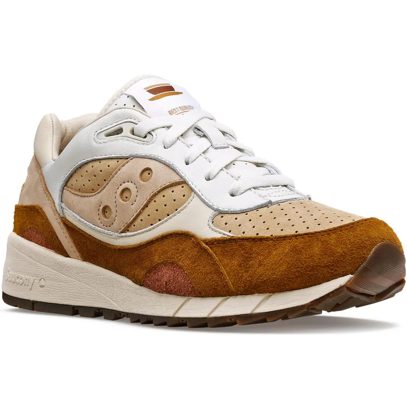 Saucony Shadow 6000 “Coffee Pack” (Brown / White)