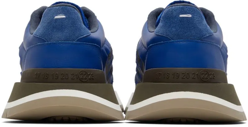 Maison Margiela SSENSE Exclusive Blue 50/50 Sneakers (S58WS0217 P4760)