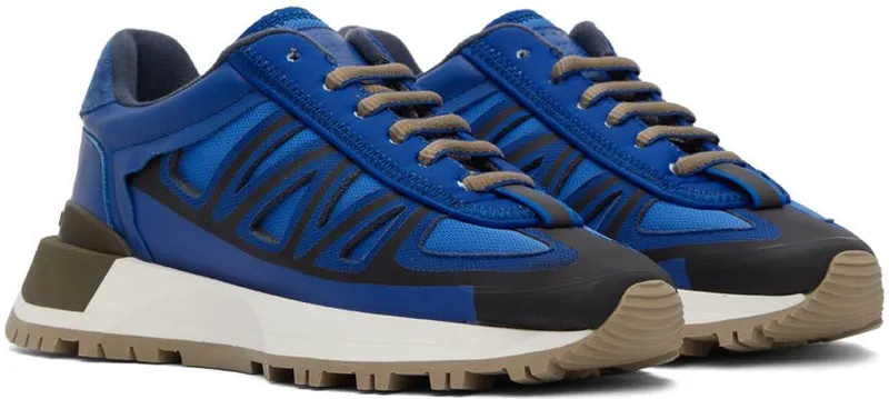 Maison Margiela SSENSE Exclusive Blue 50/50 Sneakers (S58WS0217 P4760)