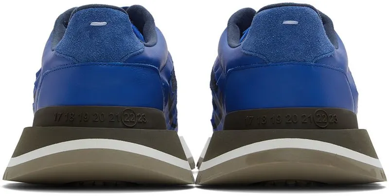 Maison Margiela SSENSE Exclusive Blue 50/50 Sneakers (S57WS0444 P4760 H2931)