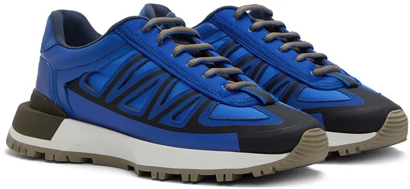 Maison Margiela SSENSE Exclusive Blue 50/50 Sneakers (S57WS0444 P4760 H2931)