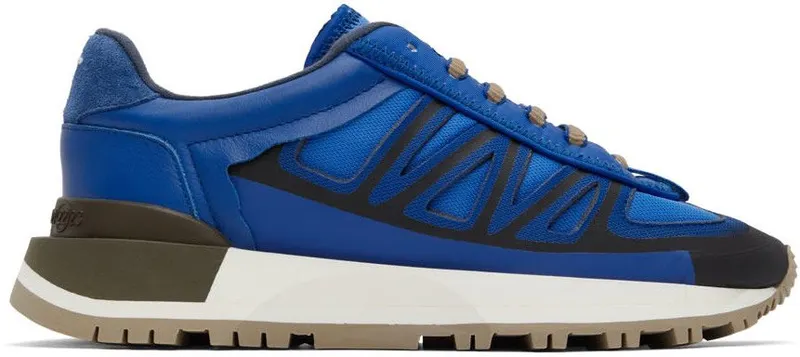 Maison Margiela SSENSE Exclusive Blue 50/50 Sneakers (S58WS0217 P4760)