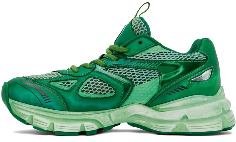 Axel Arigato SSENSE Exclusive Green Marathon Dip-Dye Sneakers (F0155017)