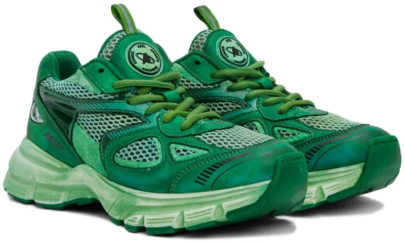 Axel Arigato SSENSE Exclusive Green Marathon Dip-Dye Sneakers (F0155017)