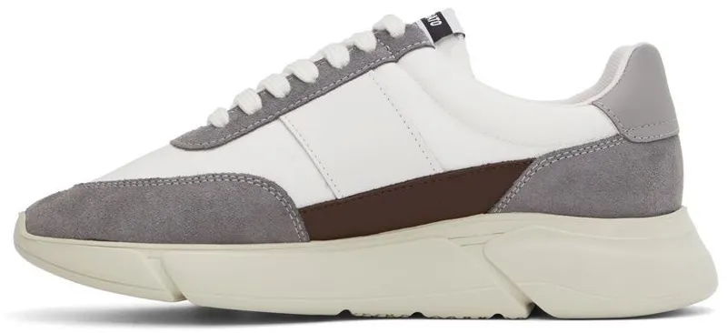 Axel Arigato SSENSE Exclusive White & Gray Genesis Vintage Runner Sneakers (F0084067)