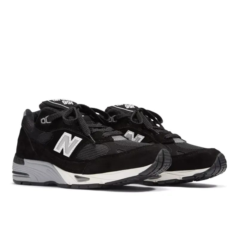 New Balance 991 Made in UK WMNS Black Silver (W991EKS)