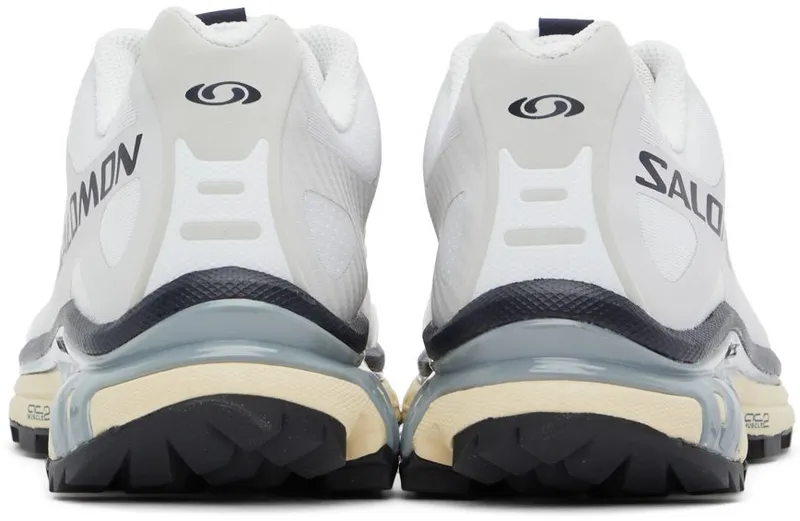 Salomon White & Gray XT-4 Sneakers (417097)