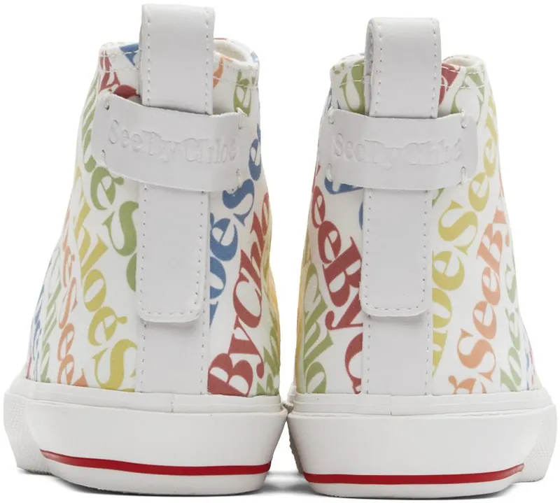 See by Chloé White Aryana Sneakers (SB37111A 15320)