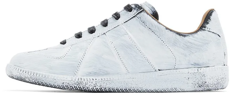 Maison Margiela White Paint Replica Sneakers (S37WS0566 P4128)