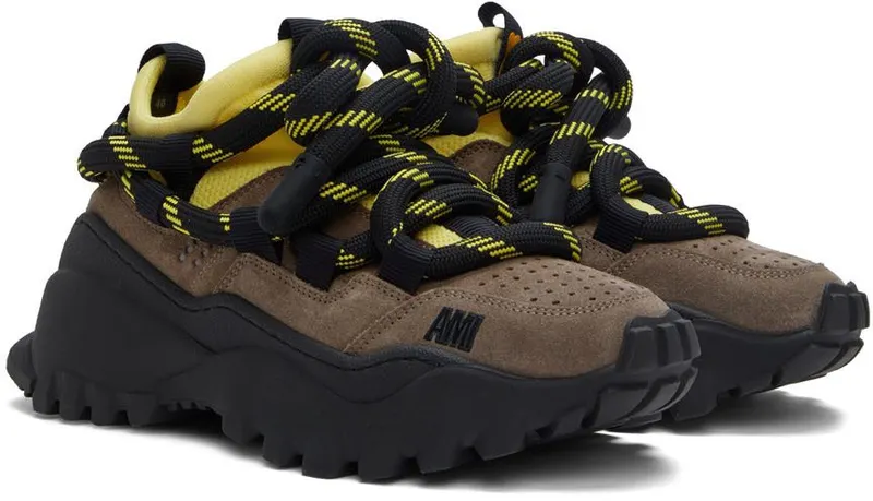 AMI Alexandre Mattiussi Black Otto Sneakers (USN416.873)
