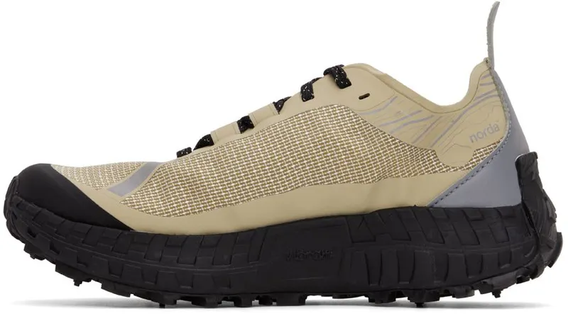 Norda Beige 001 G+ Spike Sneakers (norda™ 001)