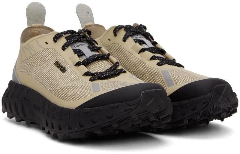 Norda Beige 001 G+ Spike Sneakers (norda™ 001)
