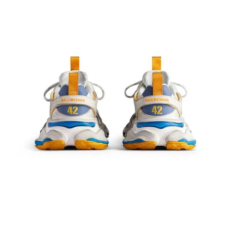 Balenciaga Cargo Sneaker White / Grey / Orange / Blue (785754W2MV19174)