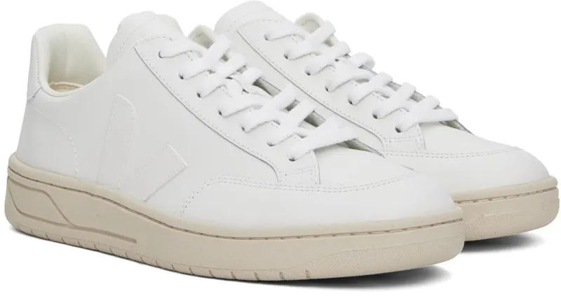 VEJA White V-12 Sneakers (XD0202297)