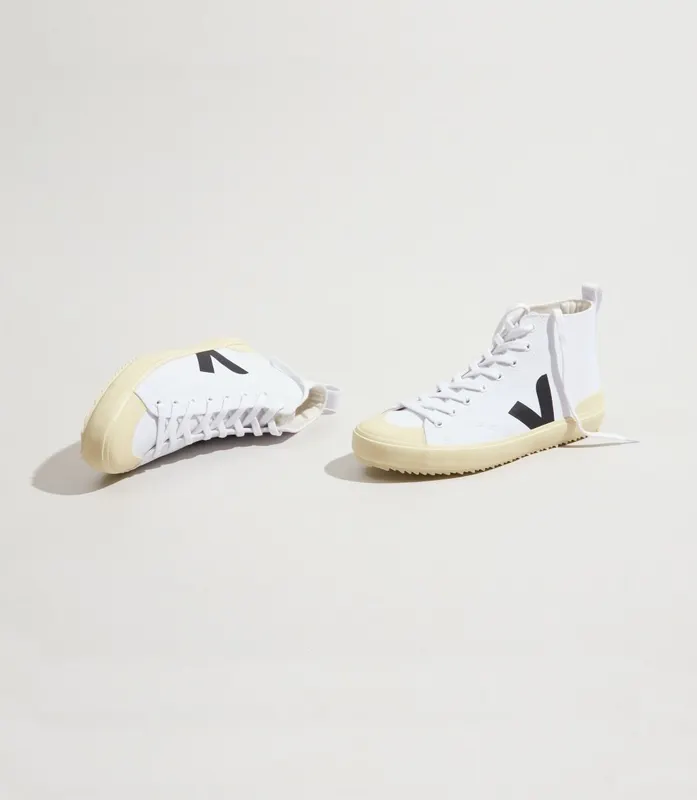 Veja NOVA HT CANVAS WHITE BLACK BUTTER SOLE (NT0102553)