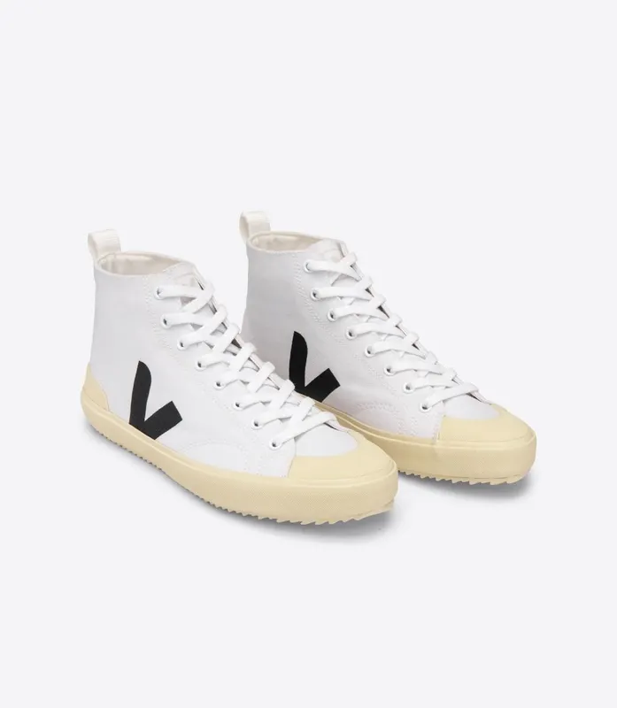 Veja NOVA HT CANVAS WHITE BLACK BUTTER SOLE (NT0102553)