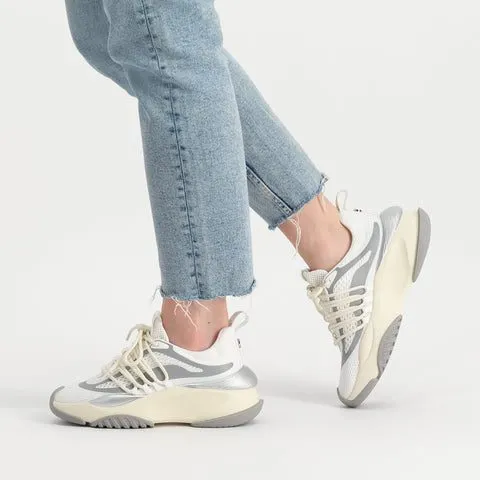 Steve Madden Boost up White/Sil