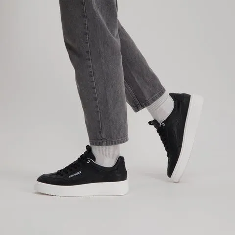 Steve Madden Men Orlando Black Leather