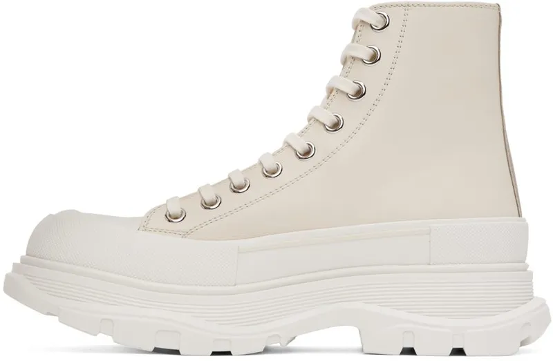 Alexander McQueen Black Tread Slick High Sneakers (705661WHZ62)