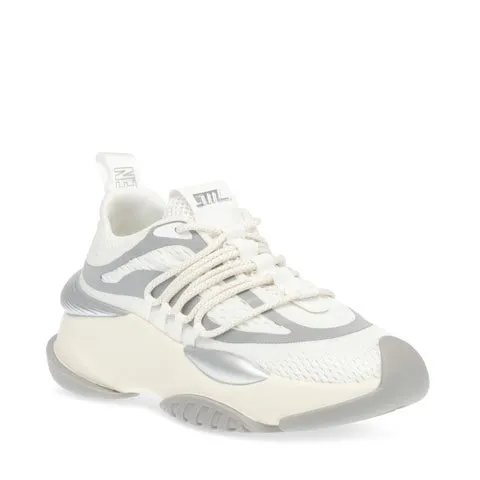 Steve Madden Boost up White/Sil