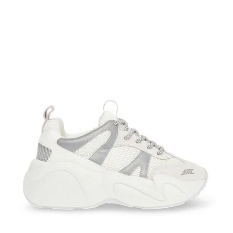 Steve Madden Bounce 1 White/Sil