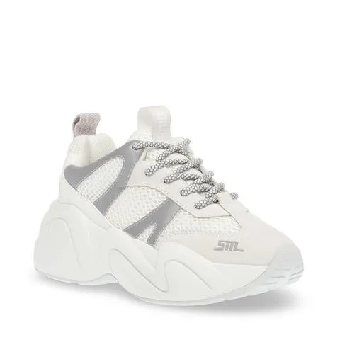 Steve Madden Bounce 1 White/Sil