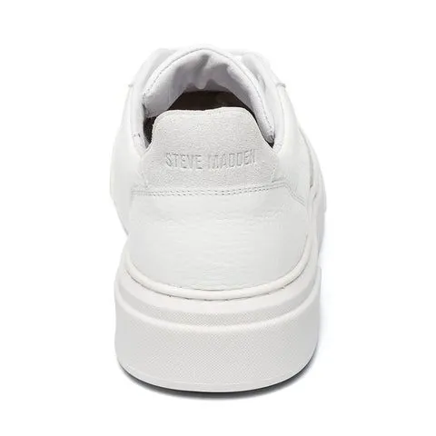 Steve Madden Men Brent White Leather