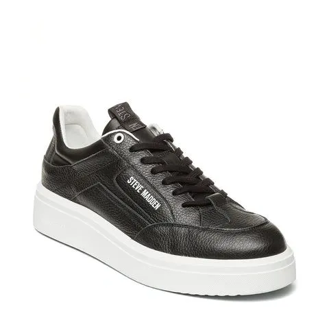 Steve Madden Men Orlando Black Leather