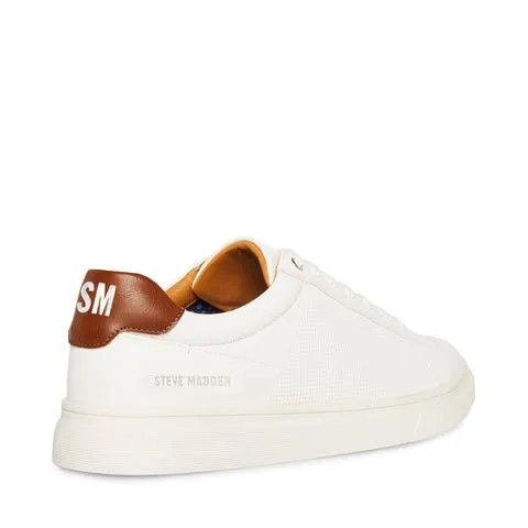Steve Madden Men tarskie White/Cognac