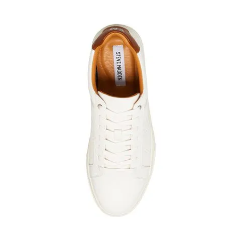 Steve Madden Men tarskie White/Cognac