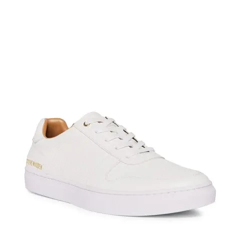 Steve Madden Men Arkken White Leather