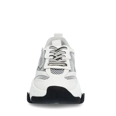 Steve Madden Possession-E Silver/White