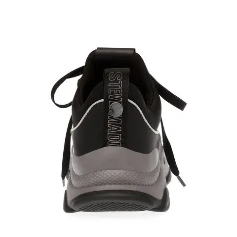 Steve Madden Medallion Black Pewter