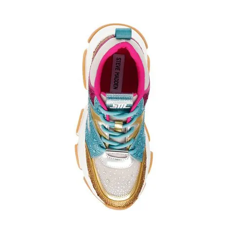 Steve Madden Privy Fus/Whtgld
