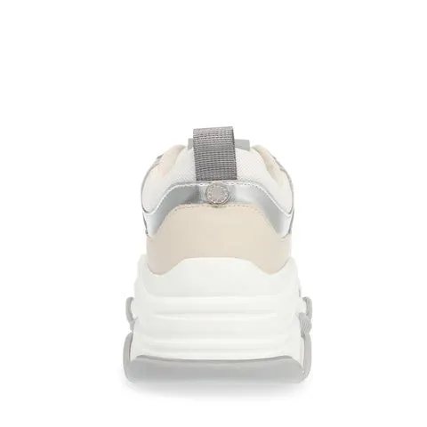 Steve Madden Progressive Silver/White