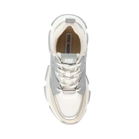 Steve Madden Progressive Silver/White