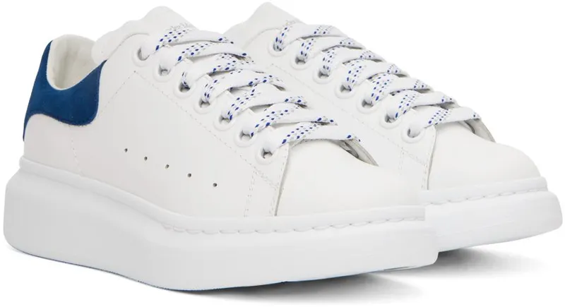 Alexander McQueen White & Pink Oversized Sneakers (553770WHGP7)